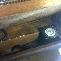 VW T25 Holdsworth Villa Mk1  Rear Seat Storage and Freah Water Tank Access