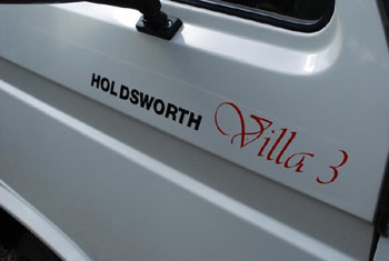 VW T25 Holdsworth Villa 3 Side Logo