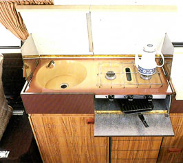 VW T25 Holdsworth Villa Mk2 Cooker Sink