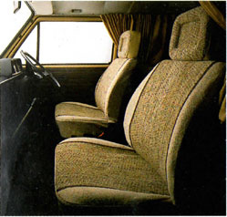 VW T25 Holdsworth Villa Front Seats