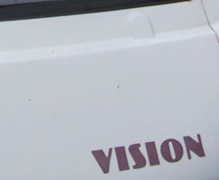 VW T25 Holdsworth Vision Front Logo