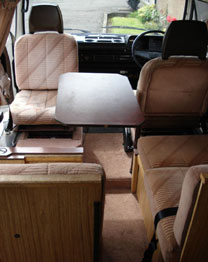 VW T25 Holdsworth Vision Front Table